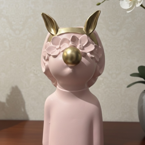 pink golden nosed bunny girl