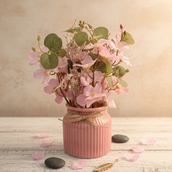 beautiful ceramic vase display